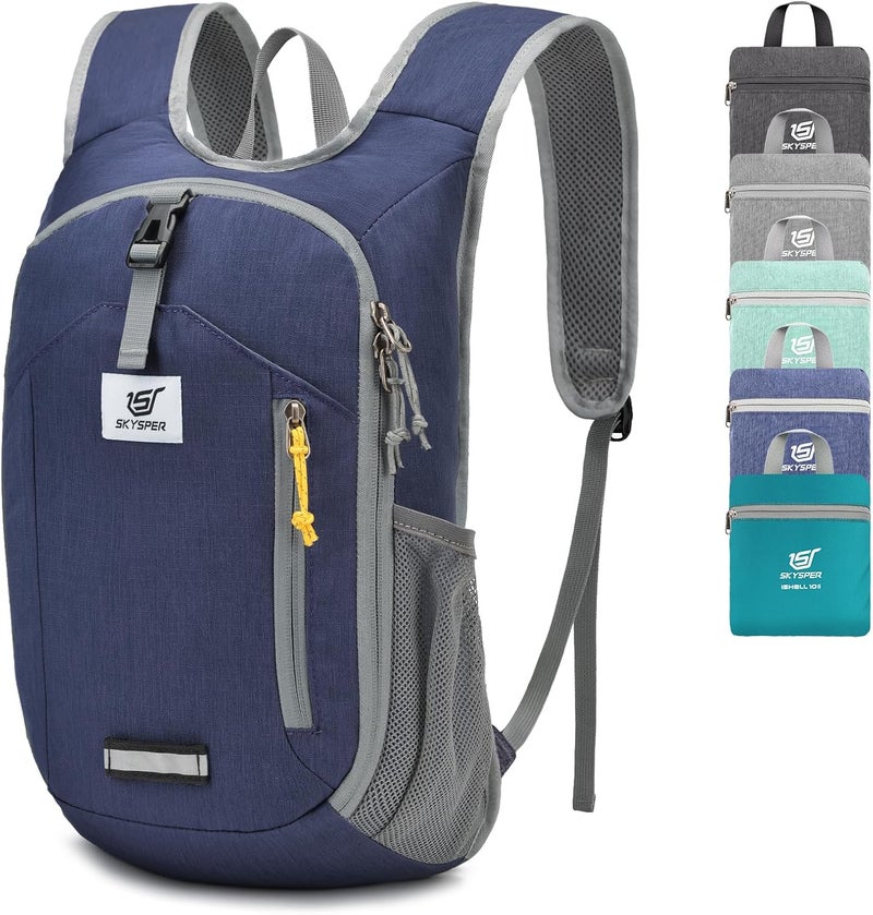 SKYSPER Small Hiking Backpack 10L Foldable Daypack Packable Lightweight Hiking Daypack Travel Day Pack for Women Men - Image 1